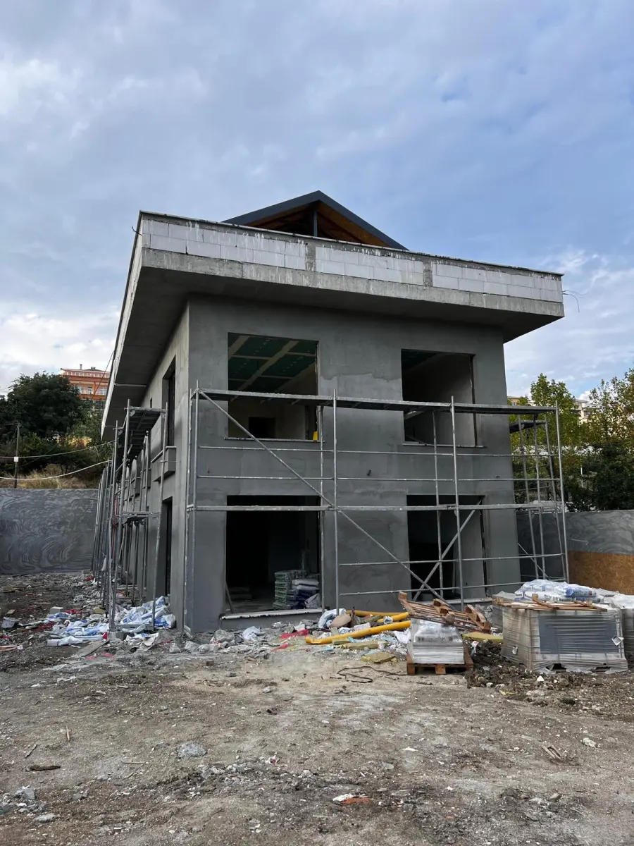 Villa dış cephe sıva uygulaması